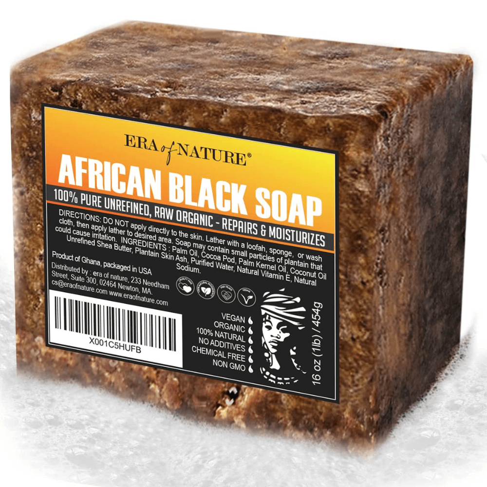Era Of Nature Raw Organic African Black Soap