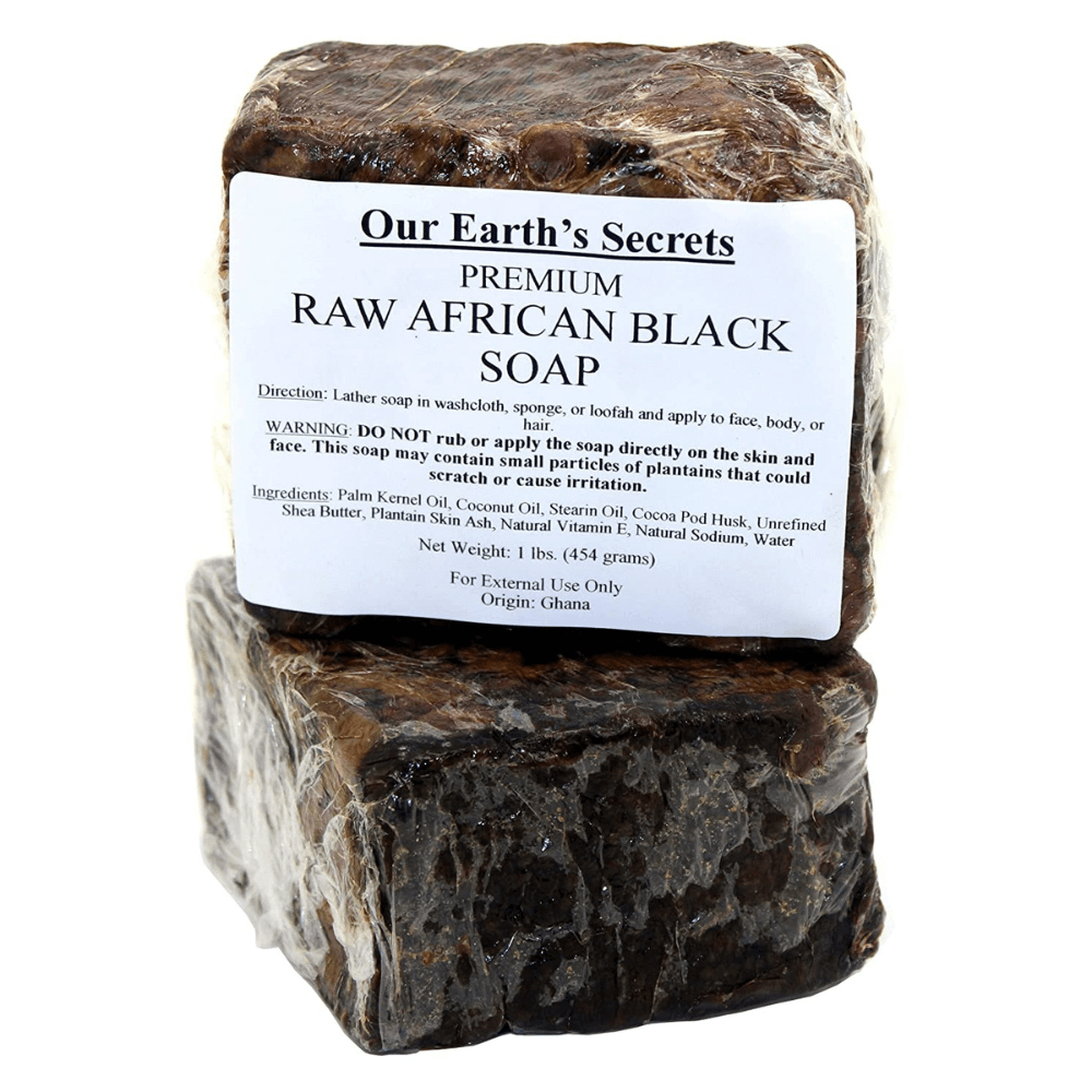 Our Earth's Secrets Raw African Black Soap