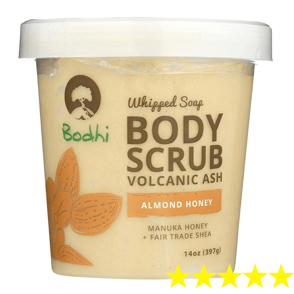 BODHI Almond Honey Volcanic Ash Whipped Soap Body Scrub