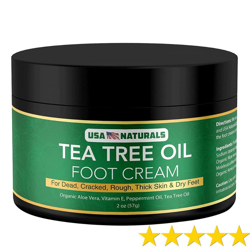 USA Naturals Tea Tree Oil Foot Cream