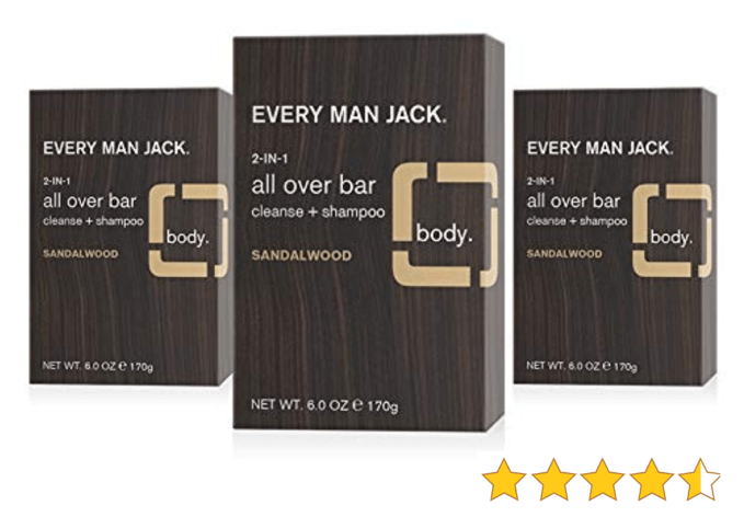 Every Man Jack Sandalwood Men's Soap