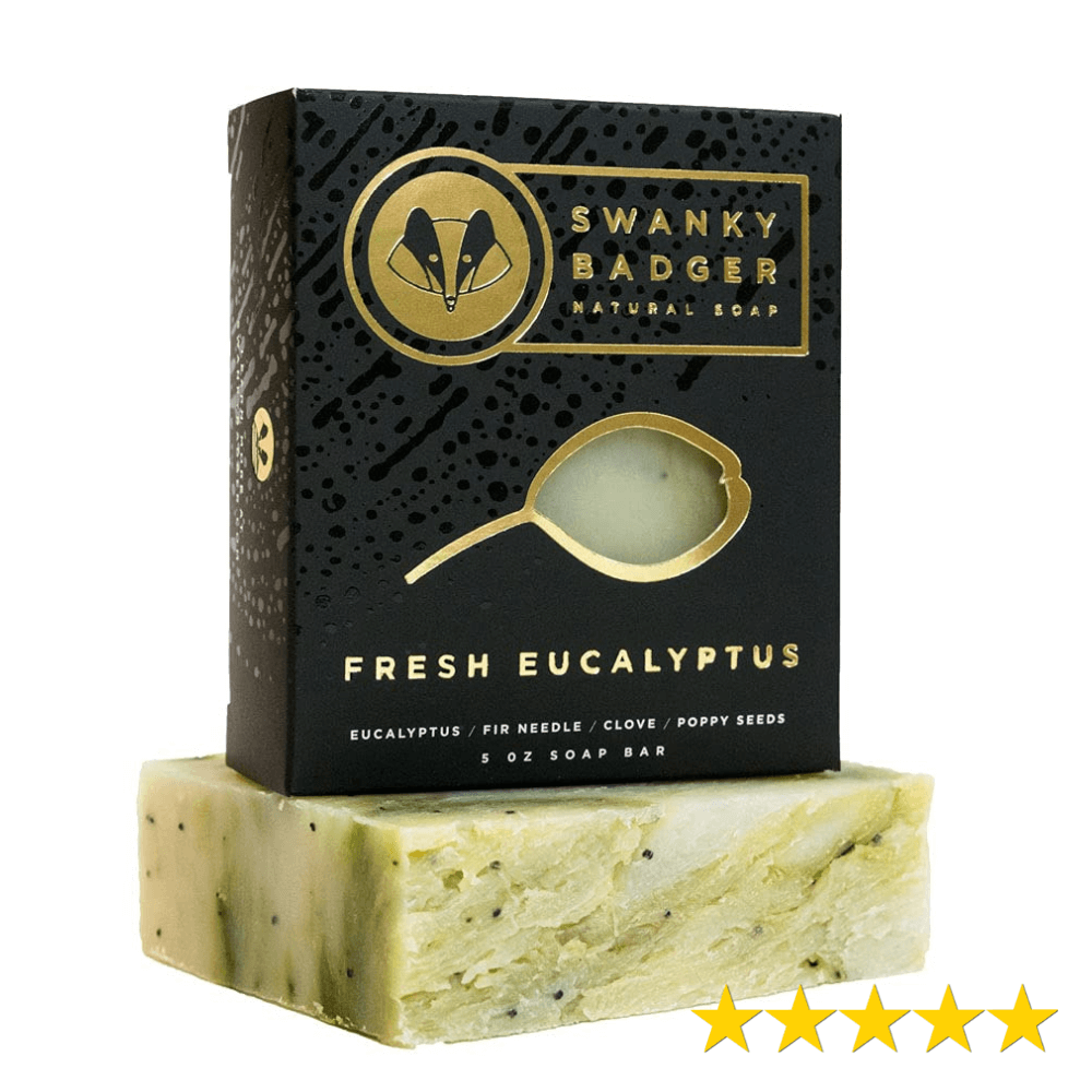 Swanky Badger Fresh Eucalyptus Soap Bar