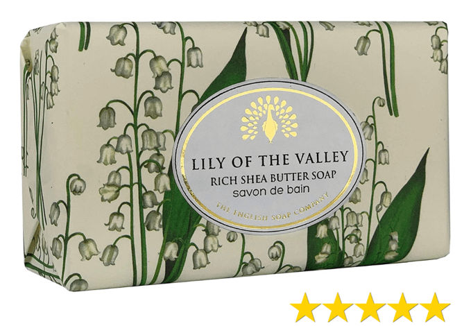 The English Soap Company Lily of the Valley Shea Butter Soap