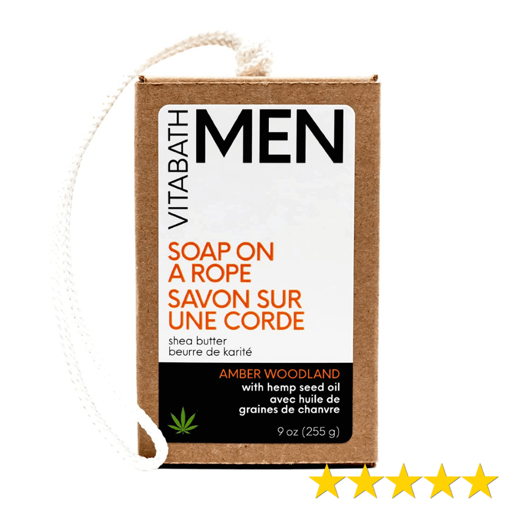 Vitabath Men's Amber Woodland Soap on a Rope
